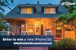 Enter to win a new iPhone 5s in Zillow's #MyMobileMomentContest