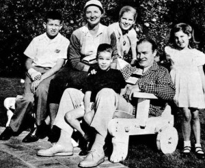 Bob Hope and his family. Source: Wikipedia Commons
