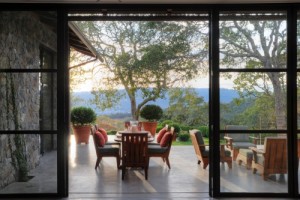 De Meza Architecture shows how concrete can be beautiful for a patio overlooking wine country.