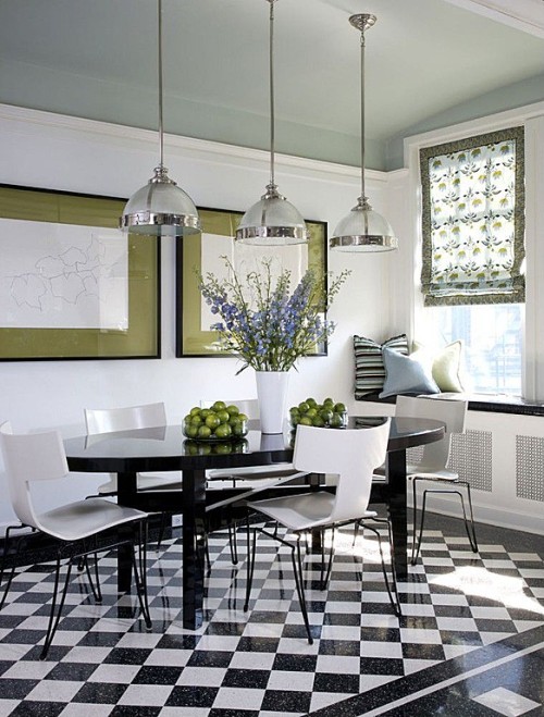 Zillow's Dig This Trend: French Flair black and white kitchen