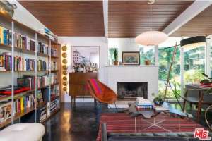 James Marsden's fireplace