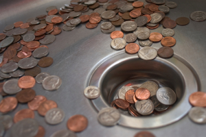 Money down the drain