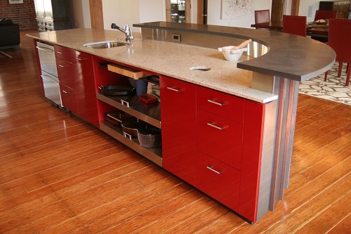 Open shelving