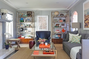 An easy way to add color? With an affordable accessory, like a tray. Source: Orlando Soria for HomePolish.