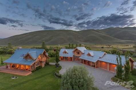 ranch idaho steve mcqueen million pioneer moon mountain acre mountains former hailey style inside acres house log ranches mcqueens celebrity