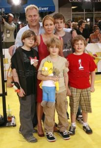 Patricia Heaton and her husband David Hurt raised their four sons in their L.A. compound. Source: People