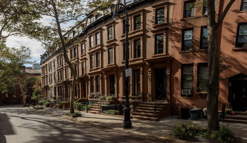 NYC Brooklyn Brownstone Painting Gouache Trustalchemy nyc-brooklyn-brownstone-painting-gouache-trustalchemy
